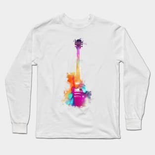 Funky guitar #guitar #music art Long Sleeve T-Shirt